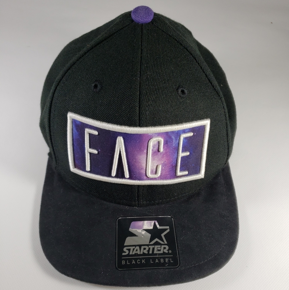 Vintage Black Label Starter Snapback FACE